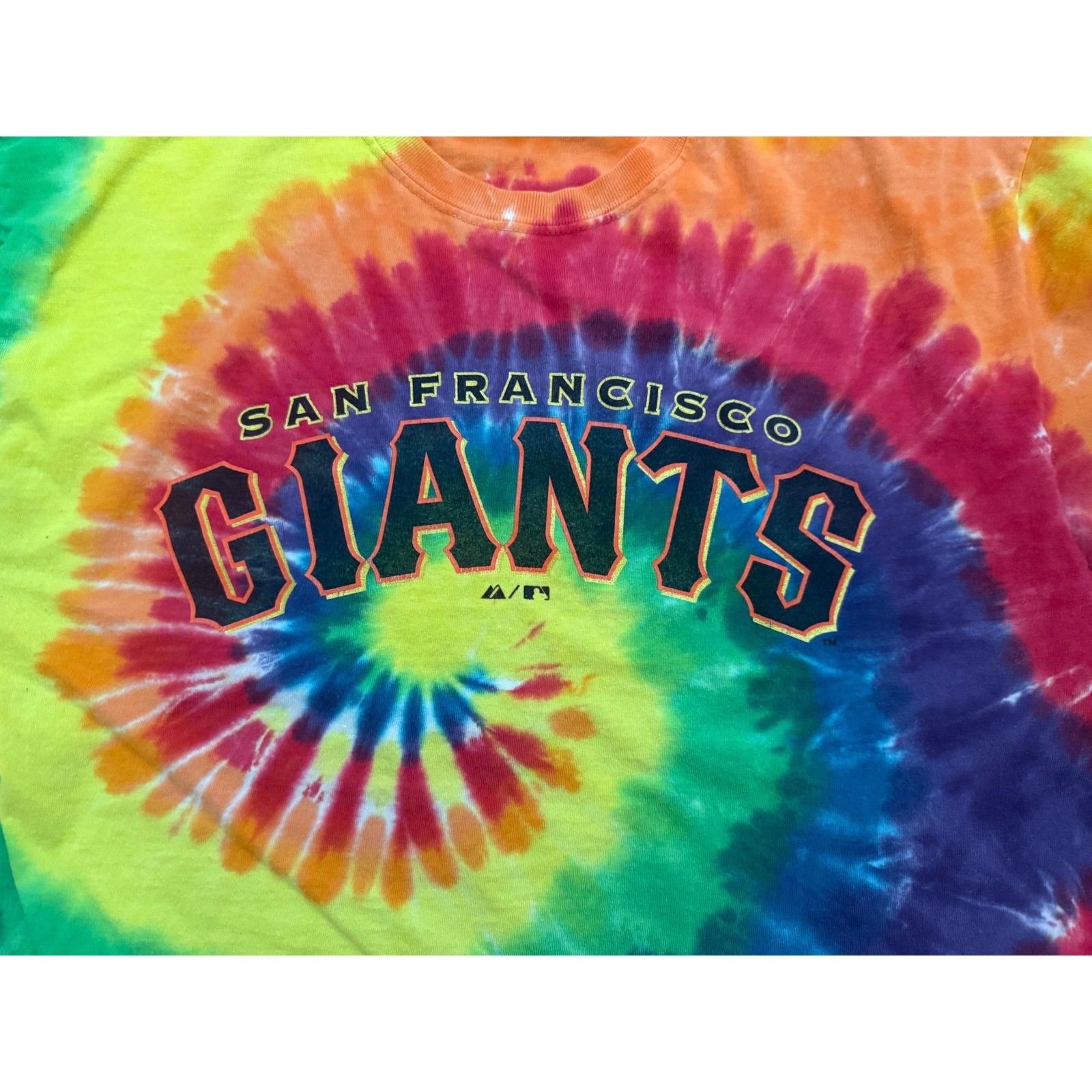 PORT & COMPANY Mens San Francisco Giants Tie Dye MLB Baseball Festival Tee L gallery