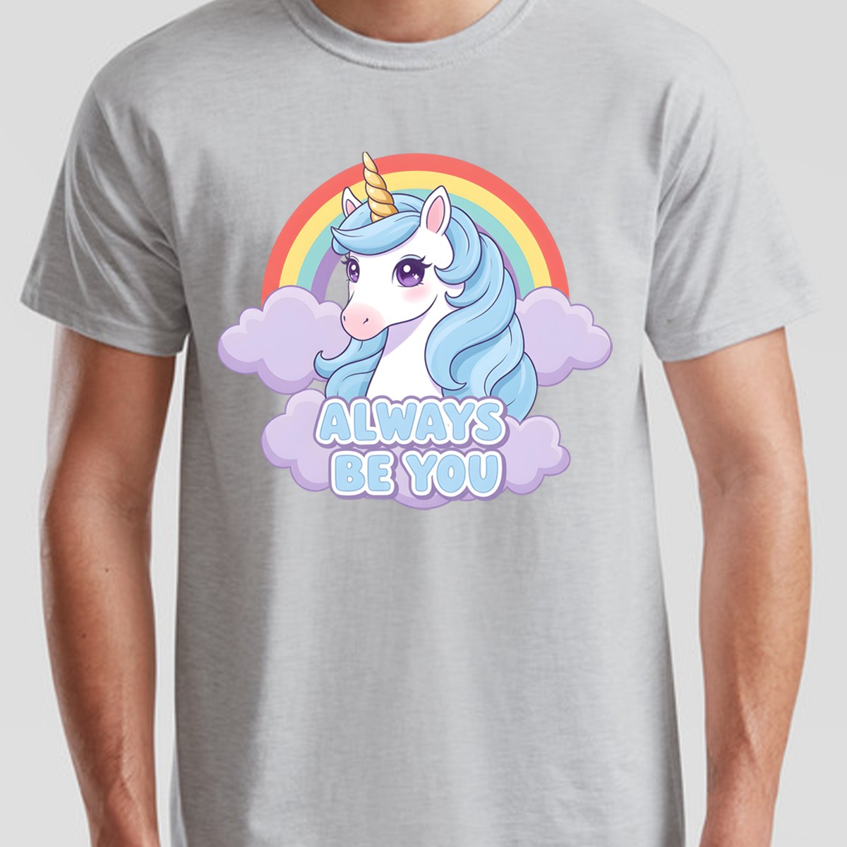 Always Be You Mens T-Shirt Funny The Unicorn Film Comedy Movie Unisex Tee gallery