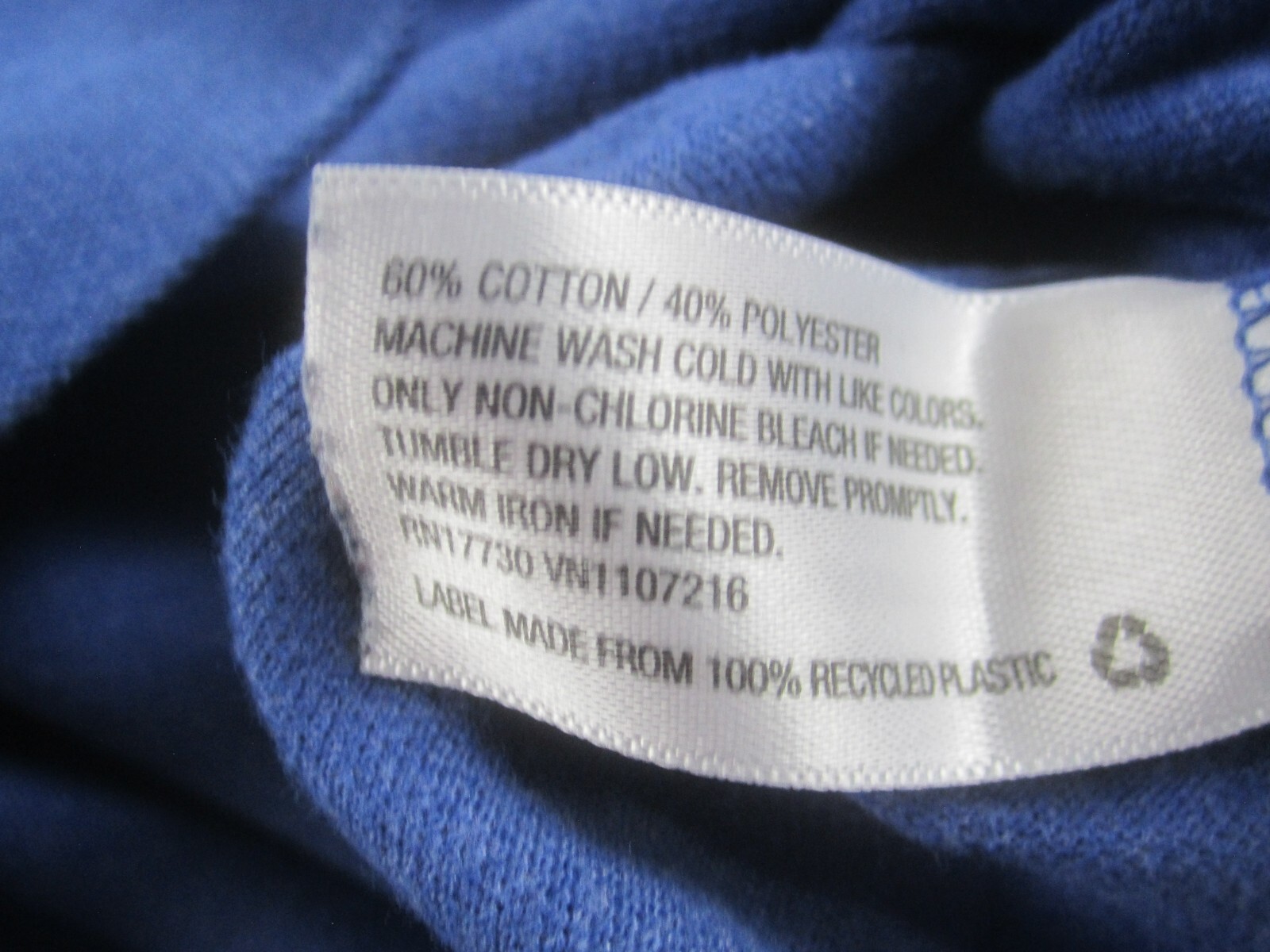 Goodfellow Shirt Mens Medium Blue 1/4 Zip Pullover Casual Cotton Polyester gallery