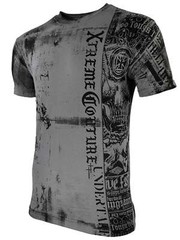 Xtreme Couture by Affliction Men’s T-Shirt Crew Biker Skull Tattoo S-5XL