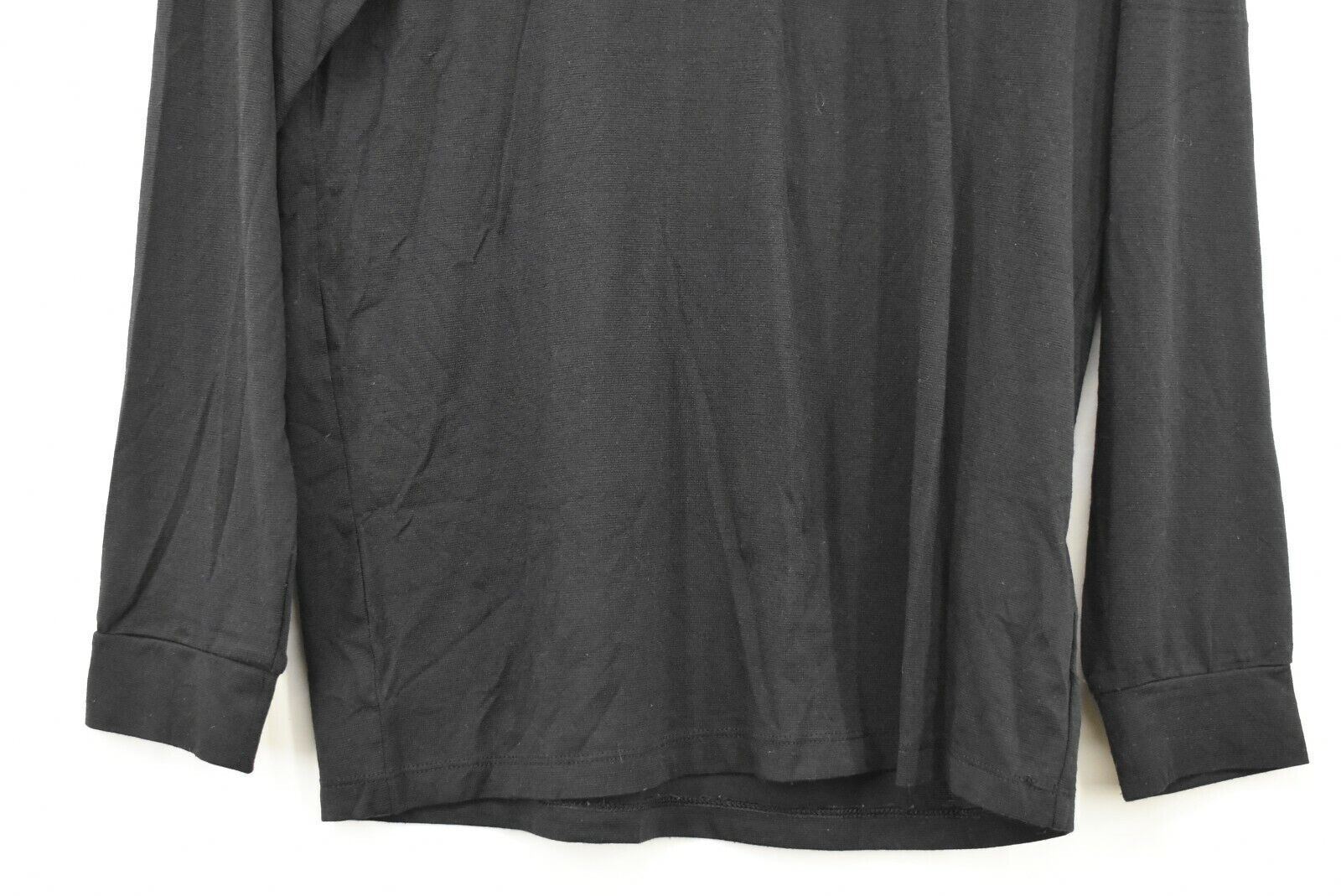 32 Degrees Heat Mens Black High Neck Stretch Comfort-Fit Long Sleeve T-Shirt M gallery
