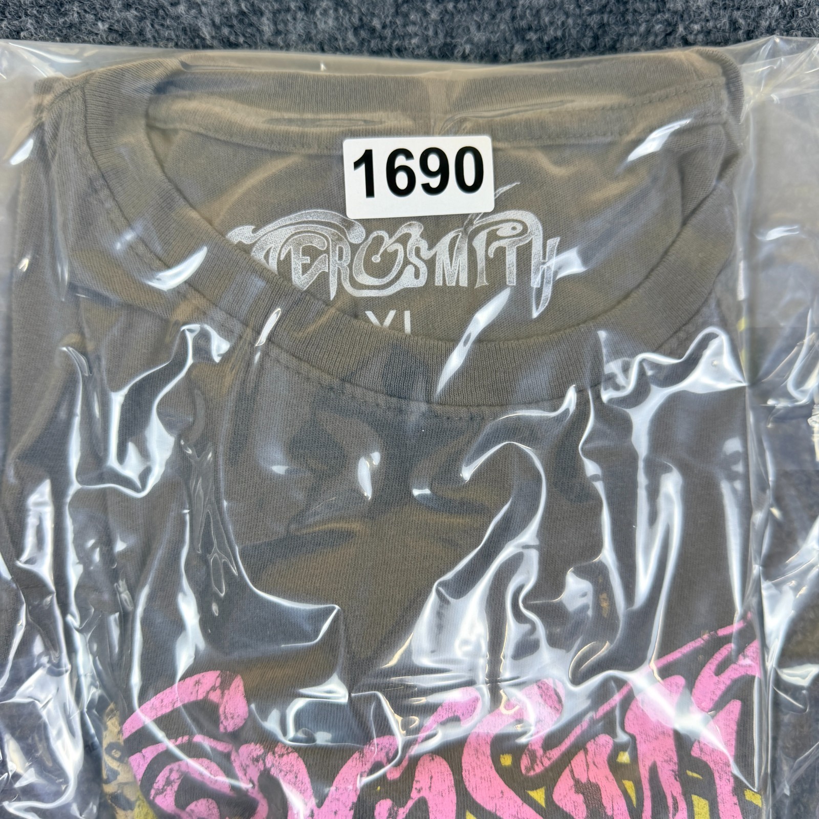 Aerosmith Get Your Wings US Tour '74 T Shirt Mens XL Gray Graphic Print Cotton gallery
