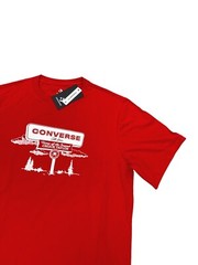 NEW Converse Chuck Taylor All Star Short Sleeve Graphic Mens T Shirt Red White