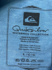 Quiksilver Waterman Collection Fish Lures Graphic T-shirt Men Large Short Sleeve