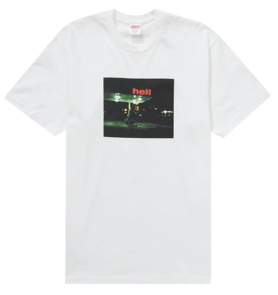 Supreme Hell Tee White Size: Extra Extra Large