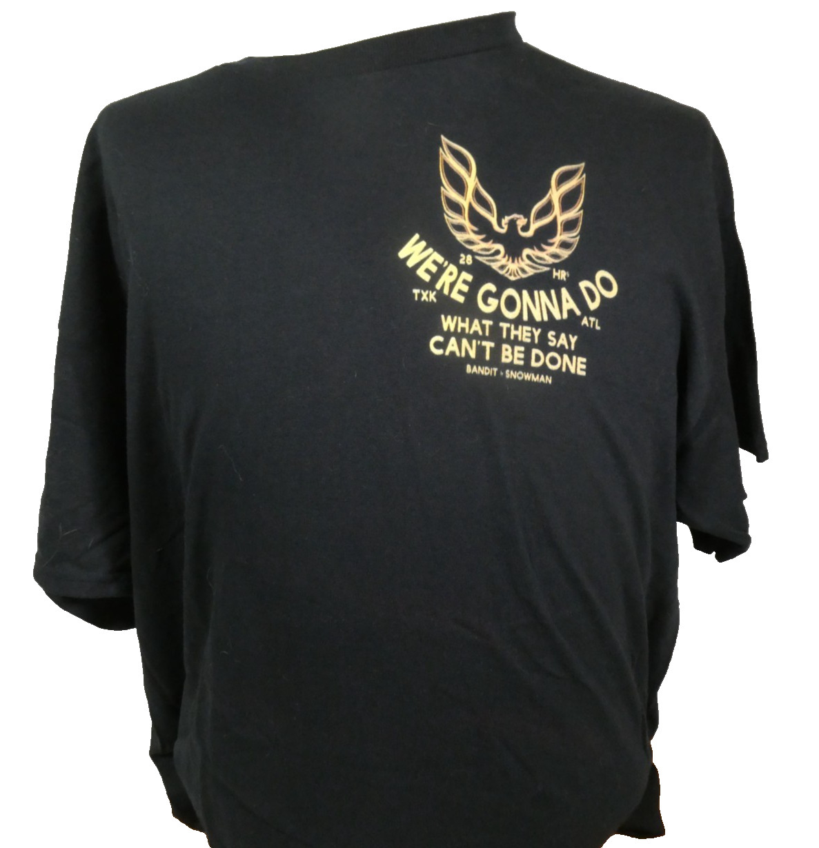 Snowmans Bootlegging Service Smokey and The Bandit Unisex T-Shirt XL 70s TransAm gallery