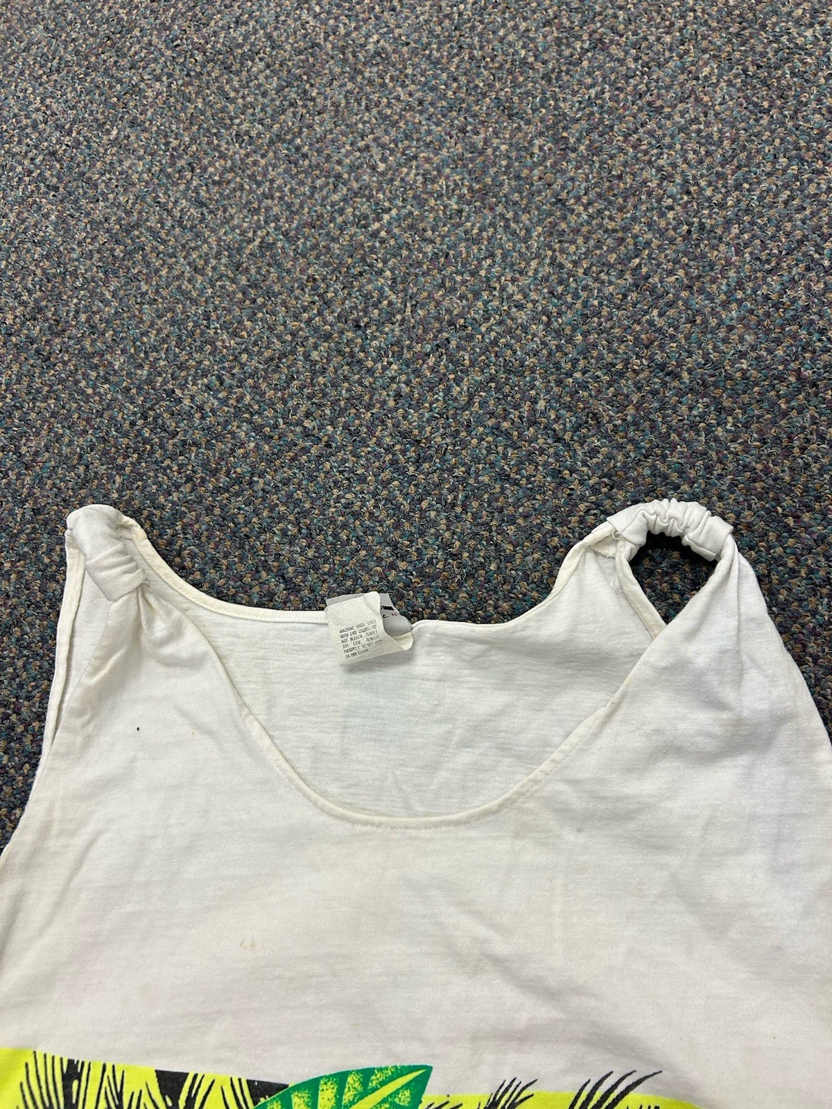 Vintage 90s Ocean Pacific Tank Top OP Surf Shark Beach One Size Fits All gallery