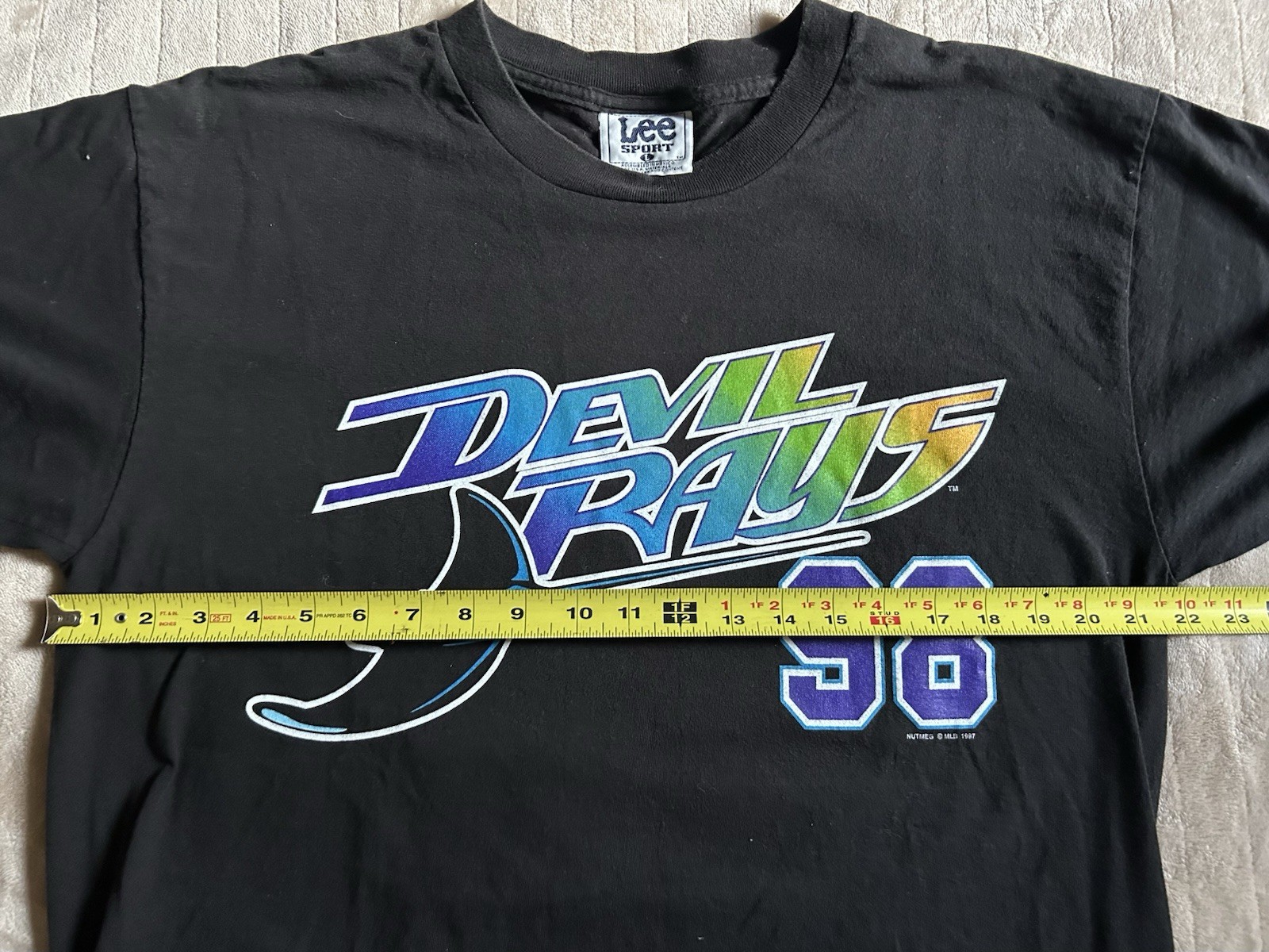 VTG 1998 Tampa Bay Devil Rays Inaugural Season T Shirt Men’s Size L Lee Sport gallery