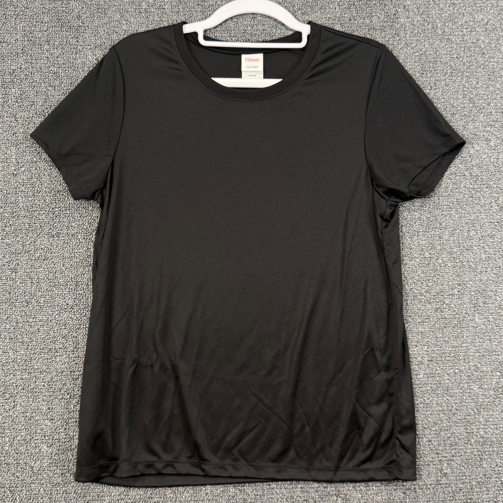 NEW Hanes Mens M Cool DRI Performance T-Shirts Black Moisture Wicking Gym 3 pack gallery