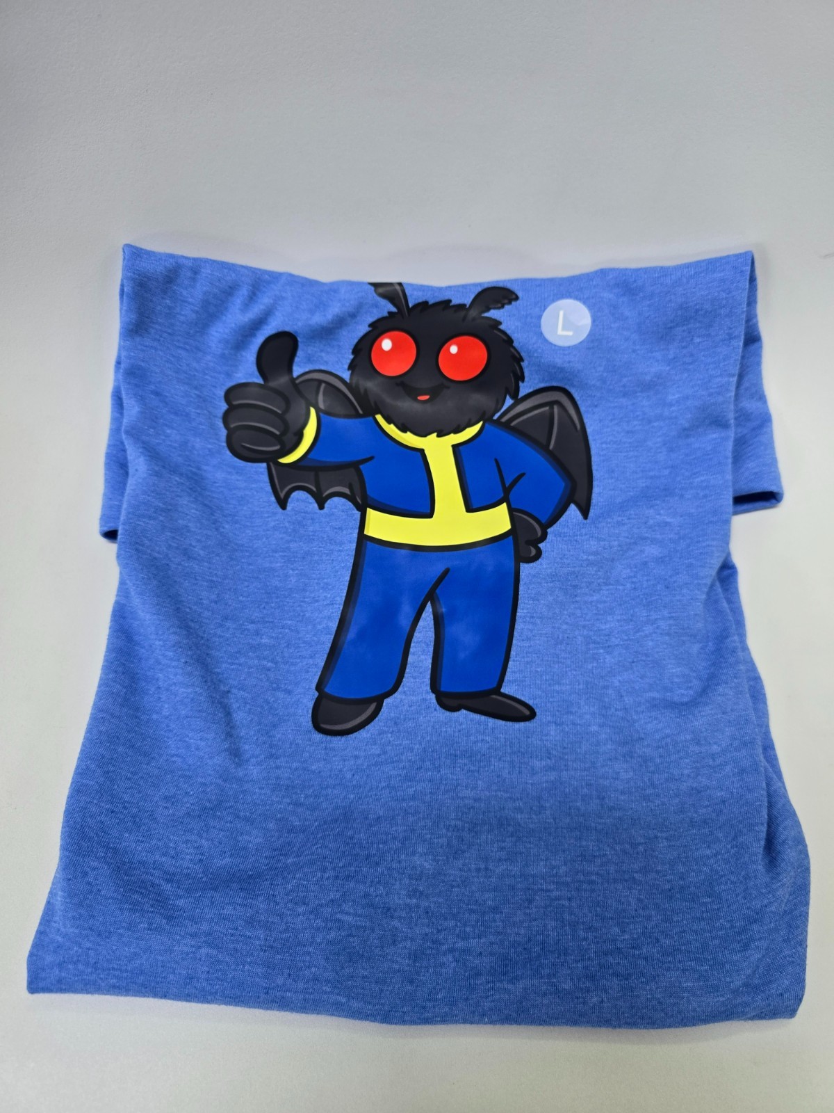 Vault Guardian Mothman T-Shirt Wasteland Inspired Appalachian Cryptid Gamer Tee gallery
