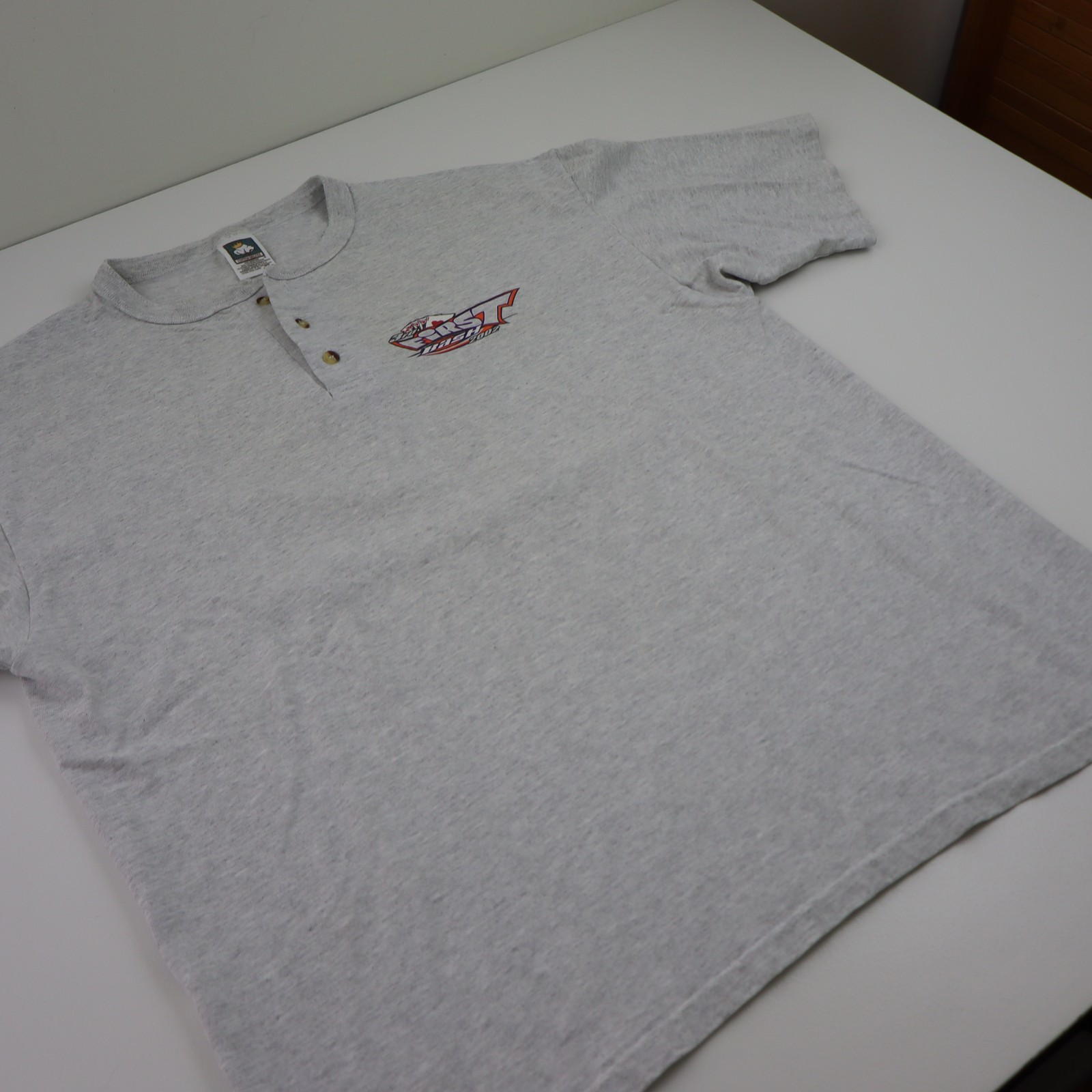 Vintage First Bash 2002 Shirt Mens XL Hot Rod Racing Henley Poker Graphic Tee gallery