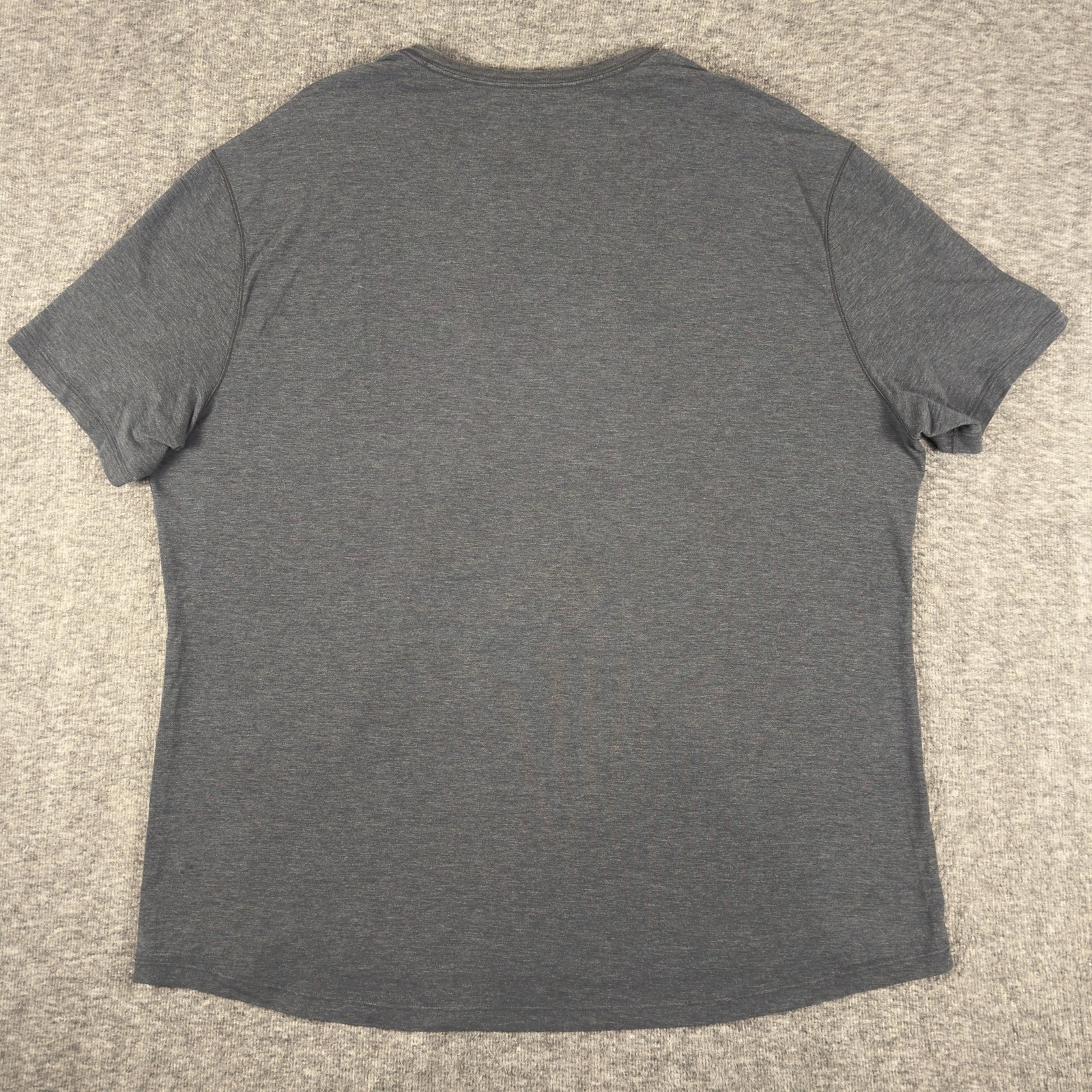 Lululemon Z3 Shirt Mens 2XL Gray Pima Cotton Stretch V Neck Tee T-Shirt Soft gallery
