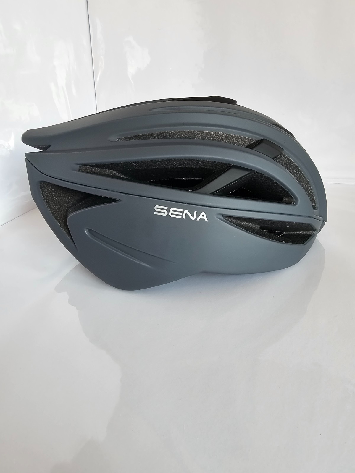Sena R2 EVO Smart Bluetooth Communications Road Cycling Helmet Matt Gray size L