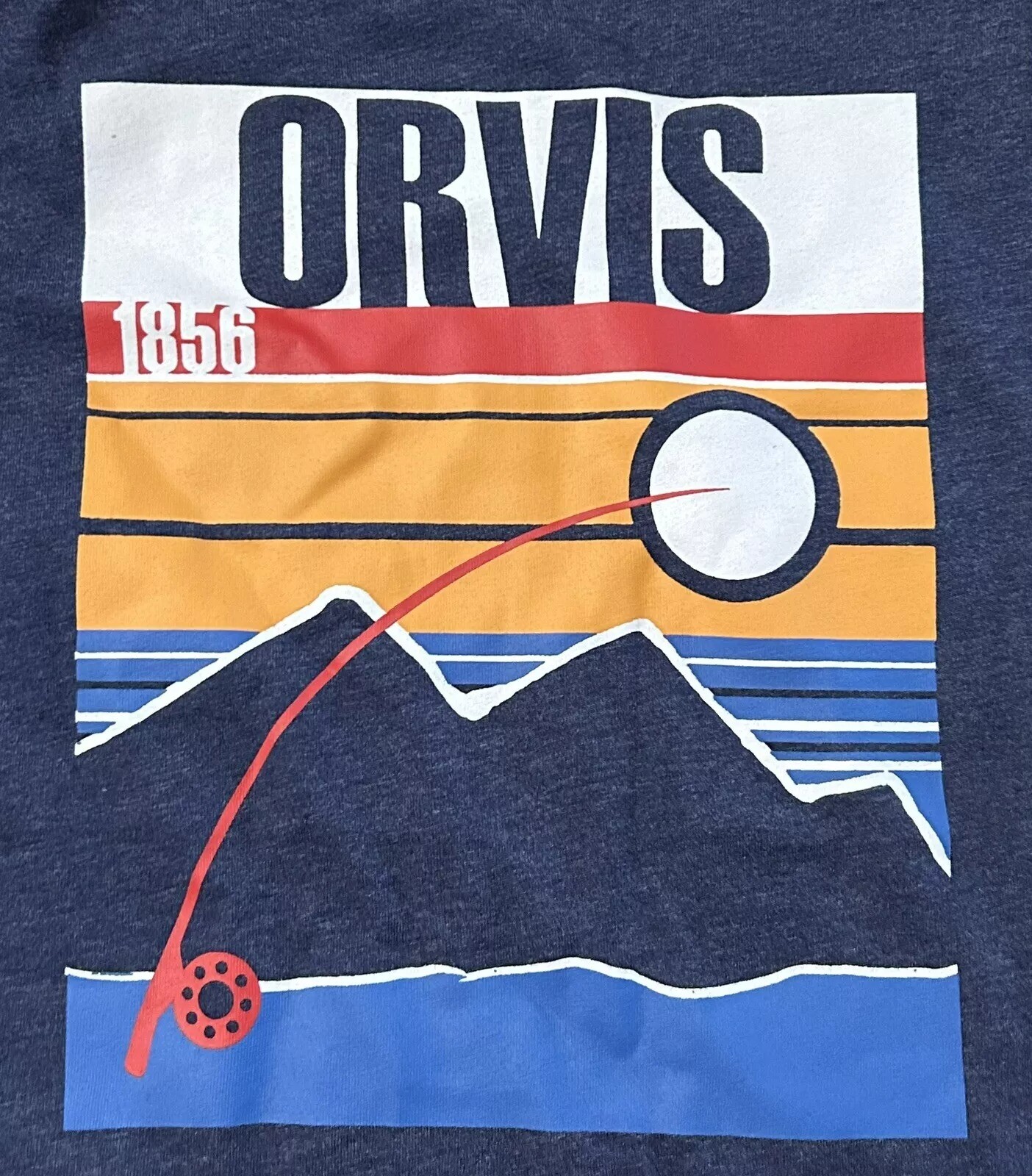 New Orvis Shirt 1856 Mens Short Sleeve Graphic Tee Outdoor Fishing gallery