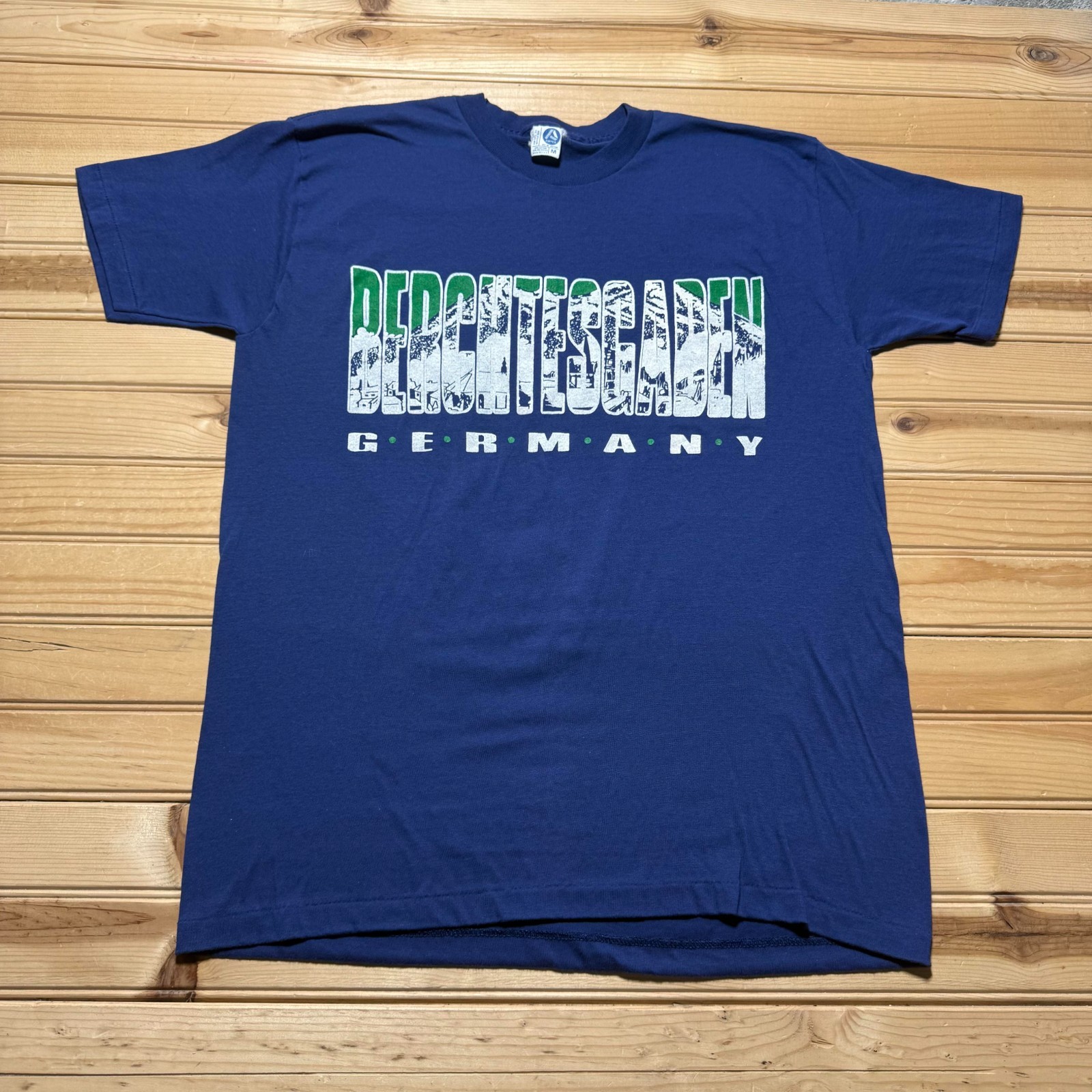 Vintage 80s Berchtesgaden Germany Single Stitch Graphic Souvenir T-Shirt Medium gallery