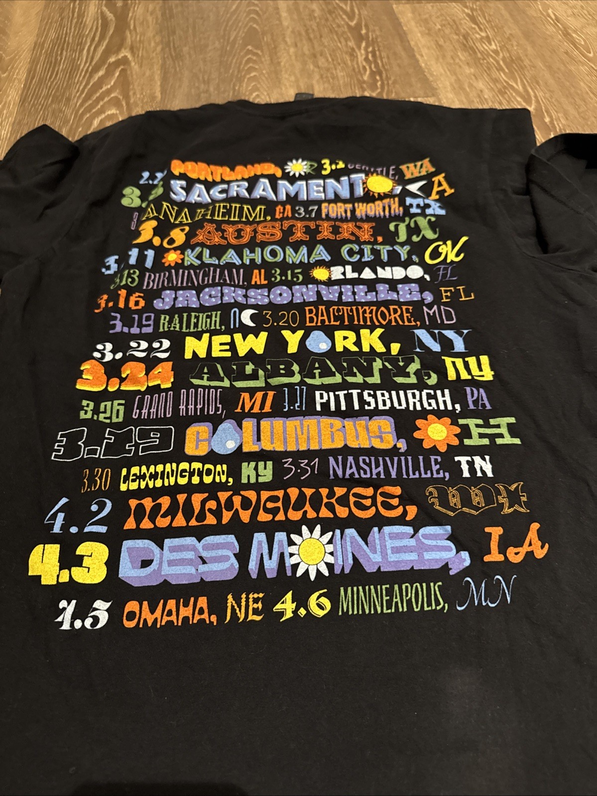 Fall Out Boy Shirt Mens Medium Black So Much For 2our Dust Tour 2023 Concert gallery