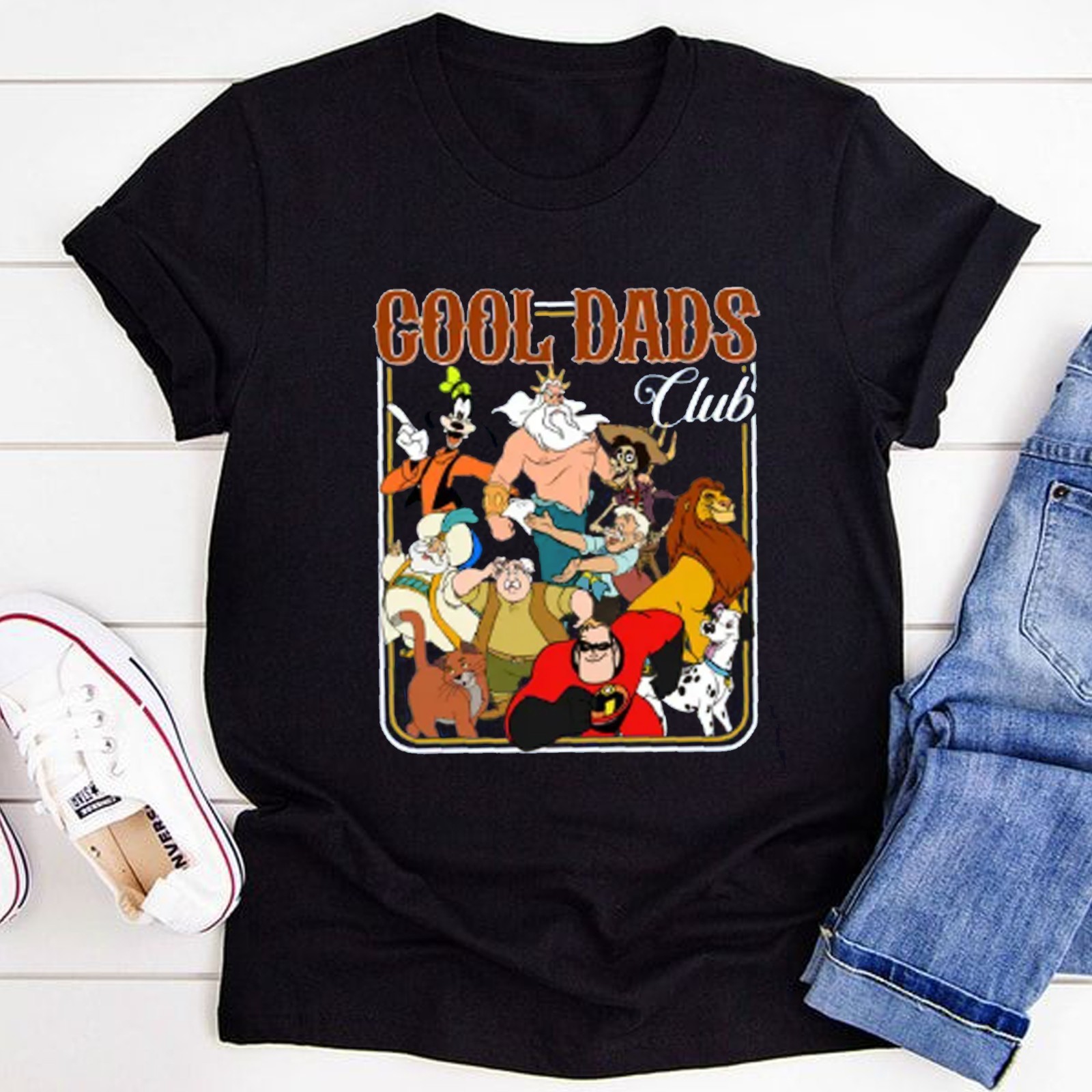 Disney Cool Dads Club T-shirt, Retro Disney Dad Vibes Tee, Father's Day Gift gallery