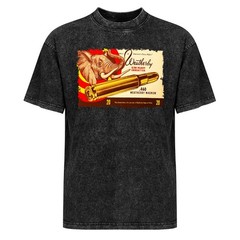 Weatherby Elephant Ammo Box .460 Magnum Vintage Style T-Shirt Mineral Wash Black