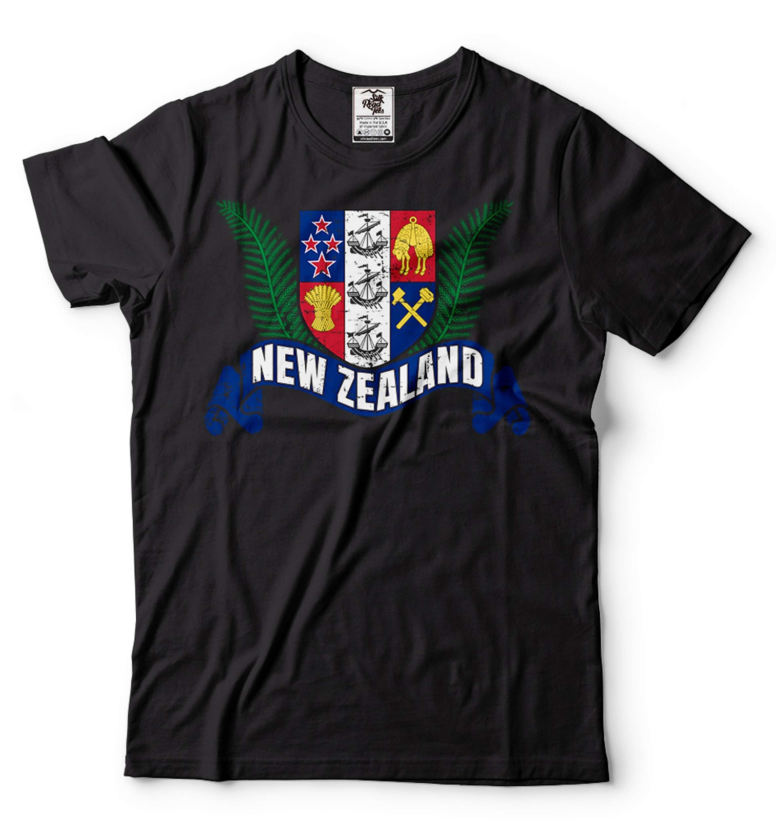 New Zealand Unisex Shirt New Zealand Country Flag Logo Shirt New Zealand Shirt gallery
