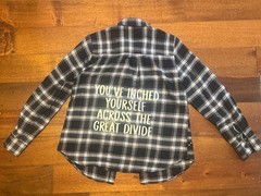Noah Kahan Concert Flannel Button Down- studded detail.Michael kors- size medium