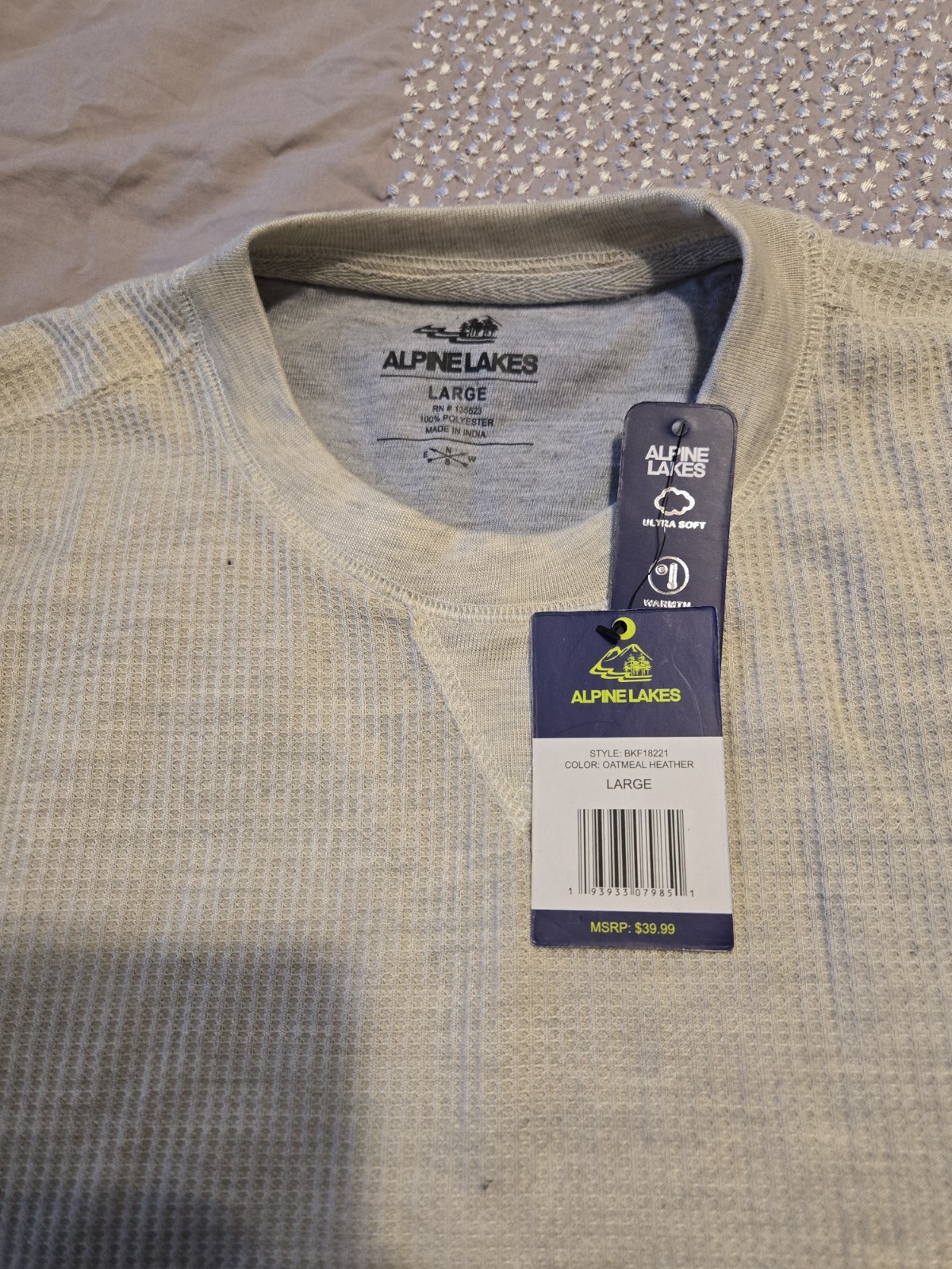 Men's Alpine Lakes Thermal Shirt Size Large gallery