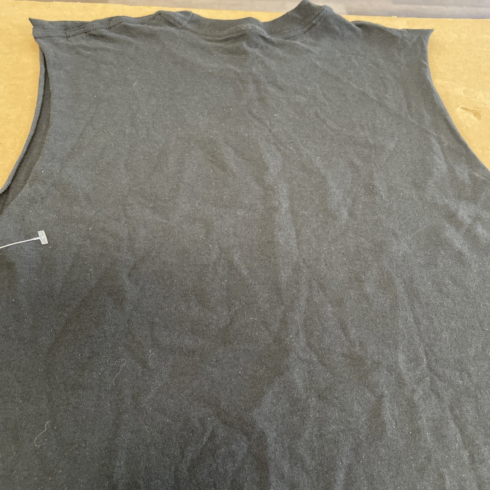 Black, sleeveless T-shirt by civil XL gallery