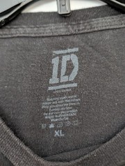 Official One Direction 1D Photo Grid Graphic Tee Shirt Black Adult XL Retro Rare