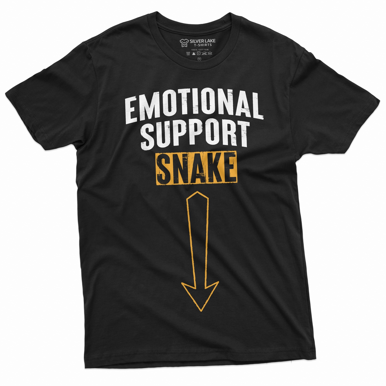 Funny Humorous T-Shirt Emotional Support Snake Tee Funny Adult Joke T-Shirt gallery