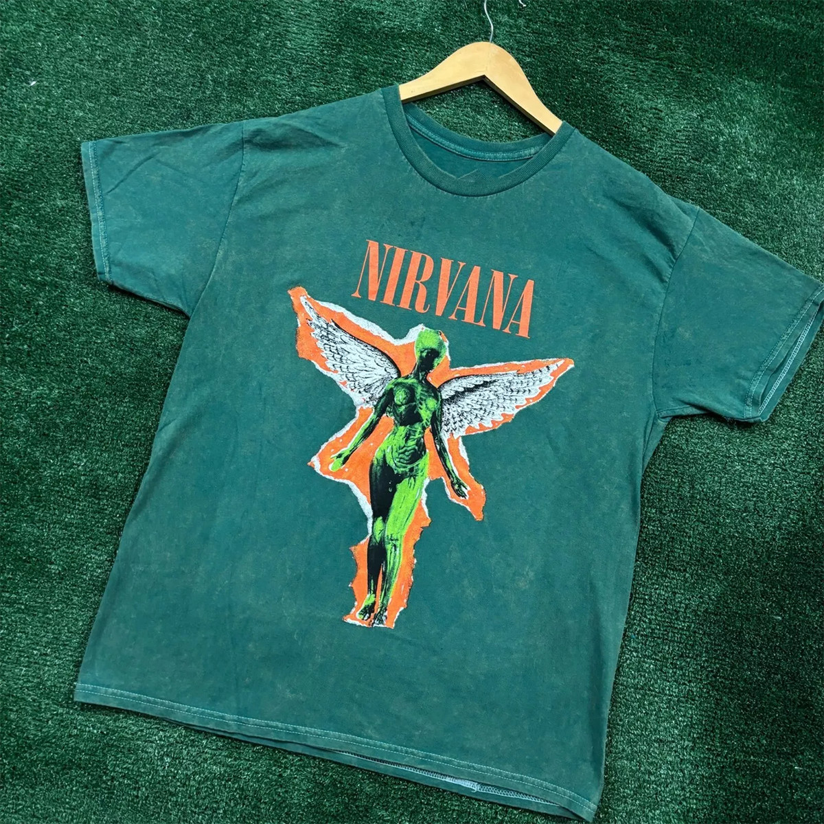 Nirvana In Utero Grunge Band T Shirt Size S-5XL Adult T Shirt Black S-5XL DO498 gallery