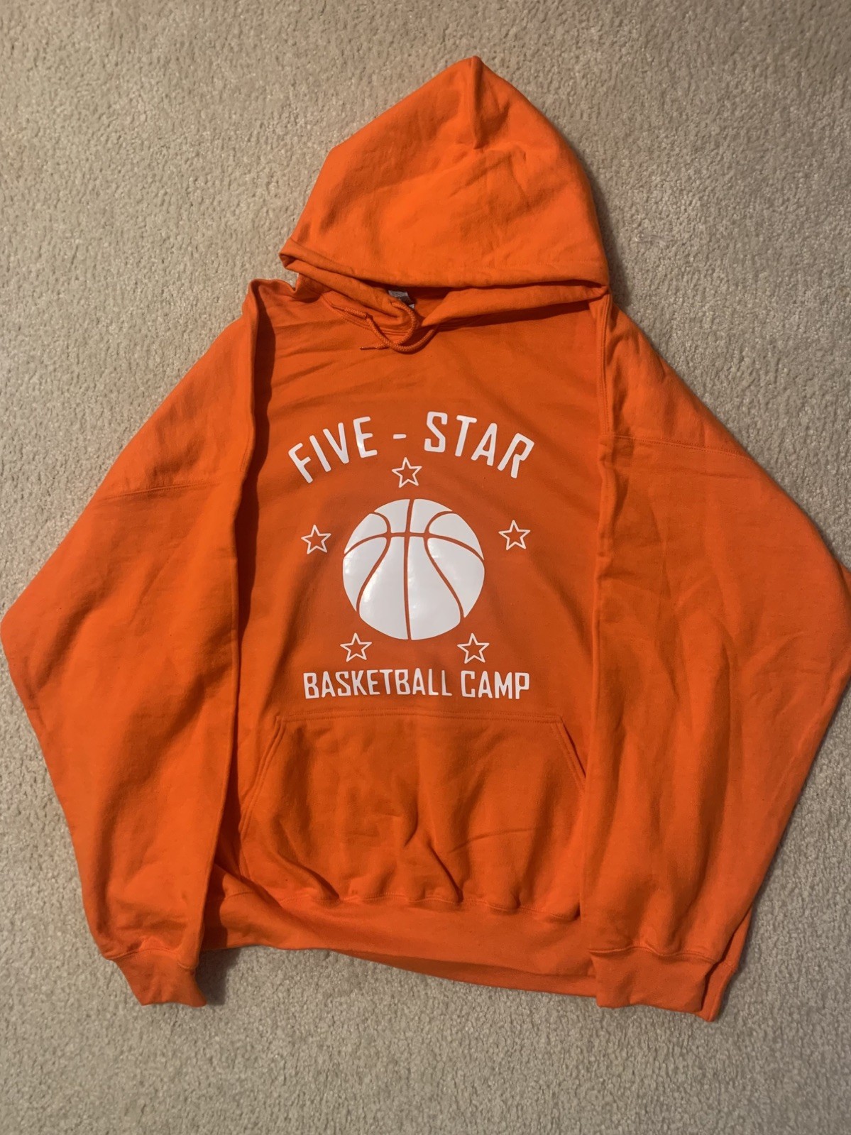 Five Star Basketball Camp Tee HOODIE !!! Any size !!! Nba