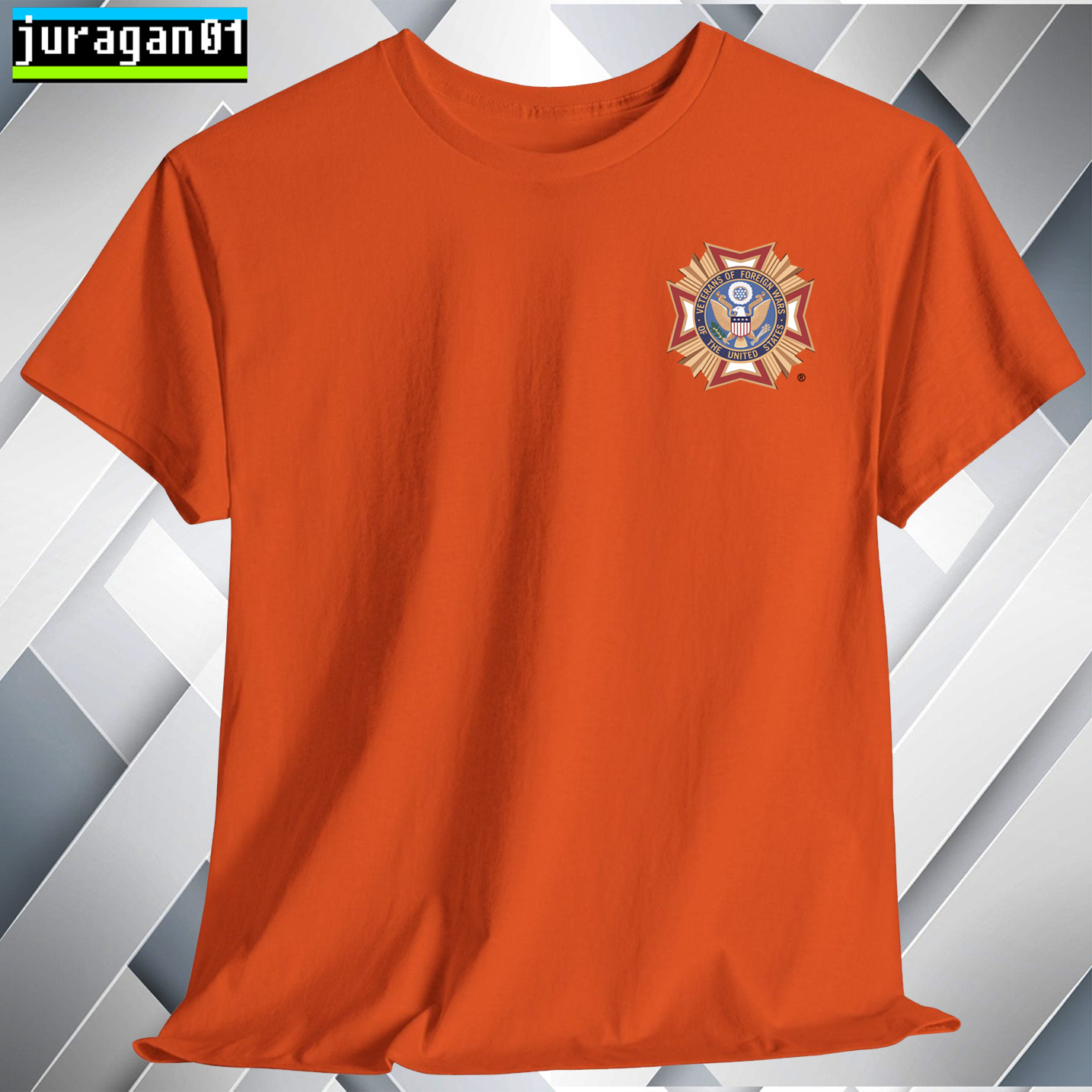 VFW Veterans of Foreign T-Shirt Black Navy White Grey Red Orange Choco S to 5XL gallery