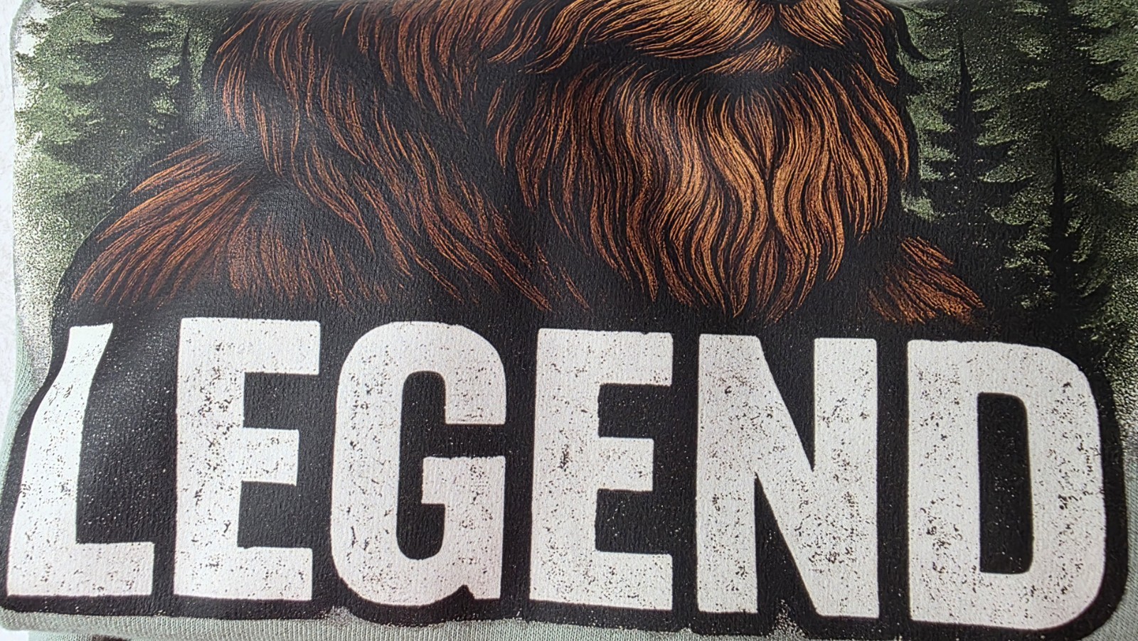 Bearded Legend Bear Adult T Shirt Size medium Funny Woodsy T Shirt! New! gallery