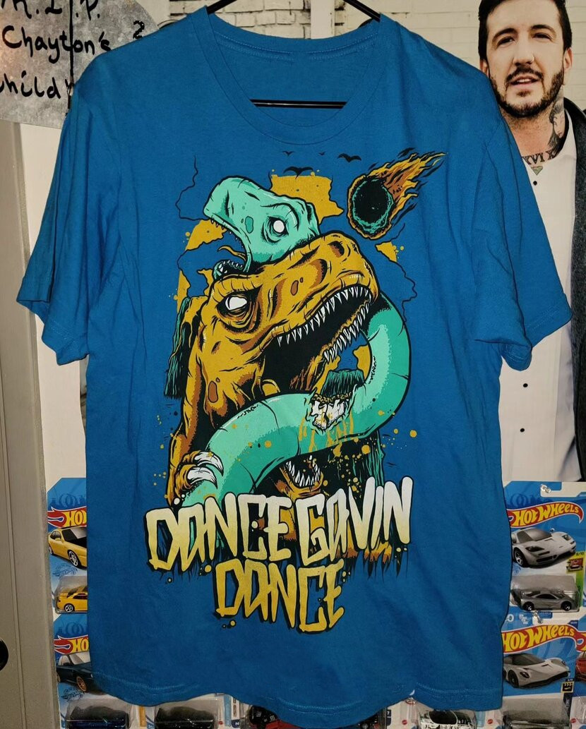 Dance Gavin Dance Dinosaur Meteor Collection Cotton T Shirt Size S-5XL BT1875
