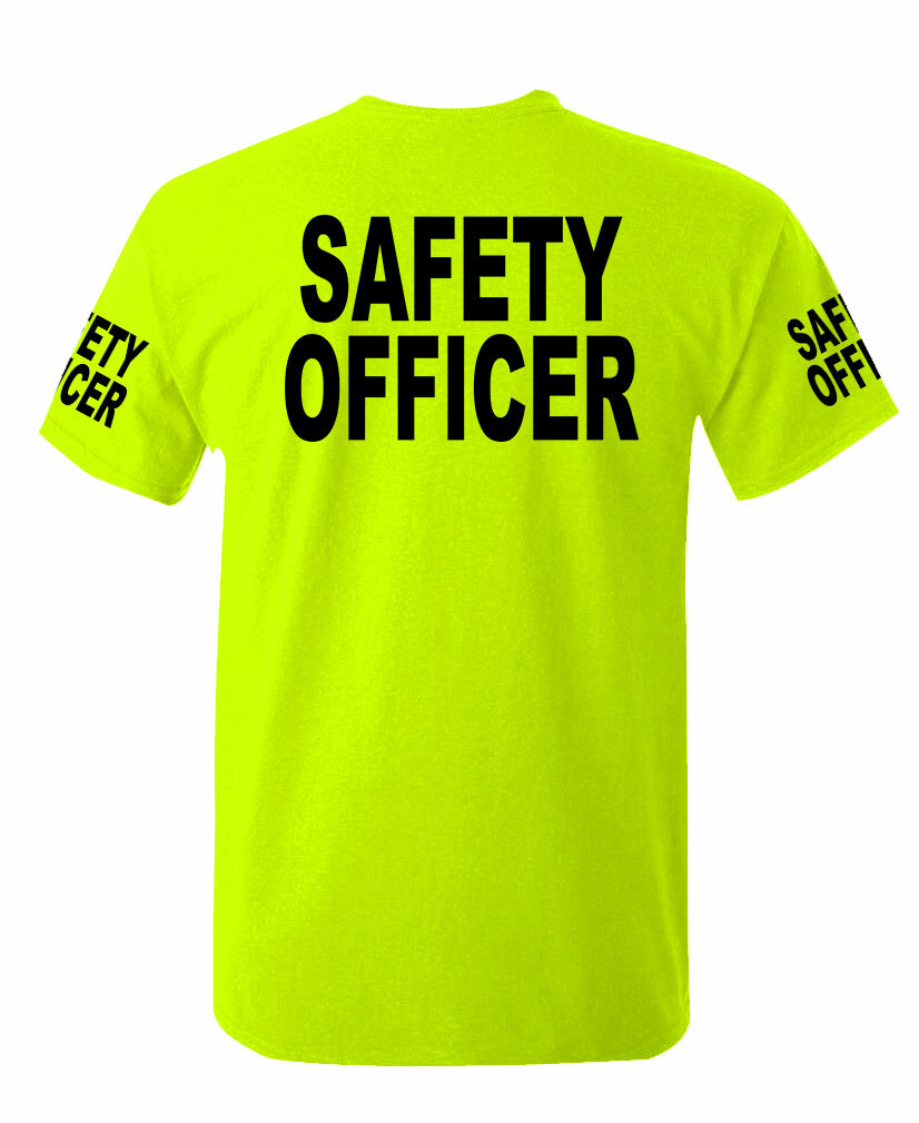 Safety Officer high visibility Tee T shirt gallery