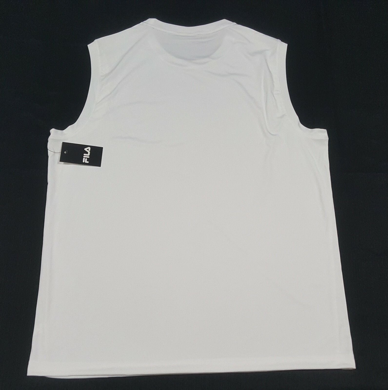 Fila Mens Training Polyester Heritage sportsTank top white gallery