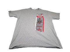 Sprint Car Racing Shirt Mens Large Gray Caseys BBR FVP Knoxville Outlaws 2-Sided