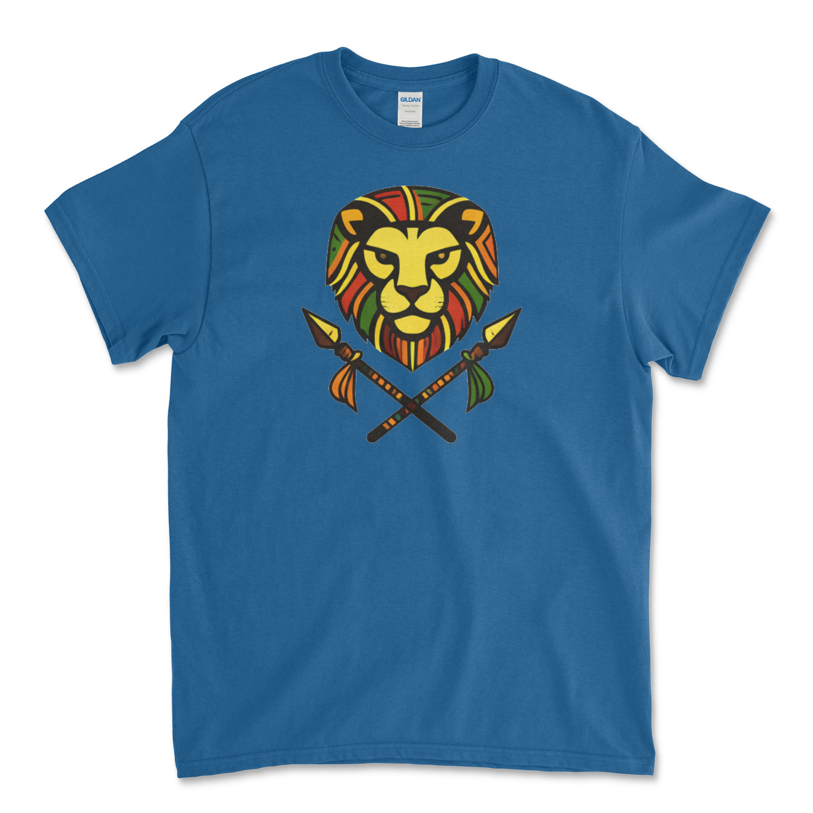 Custom T-Shirt African Lion/ Unisex Soft Style T-Shirts, Gildan Heavy- Cotton gallery