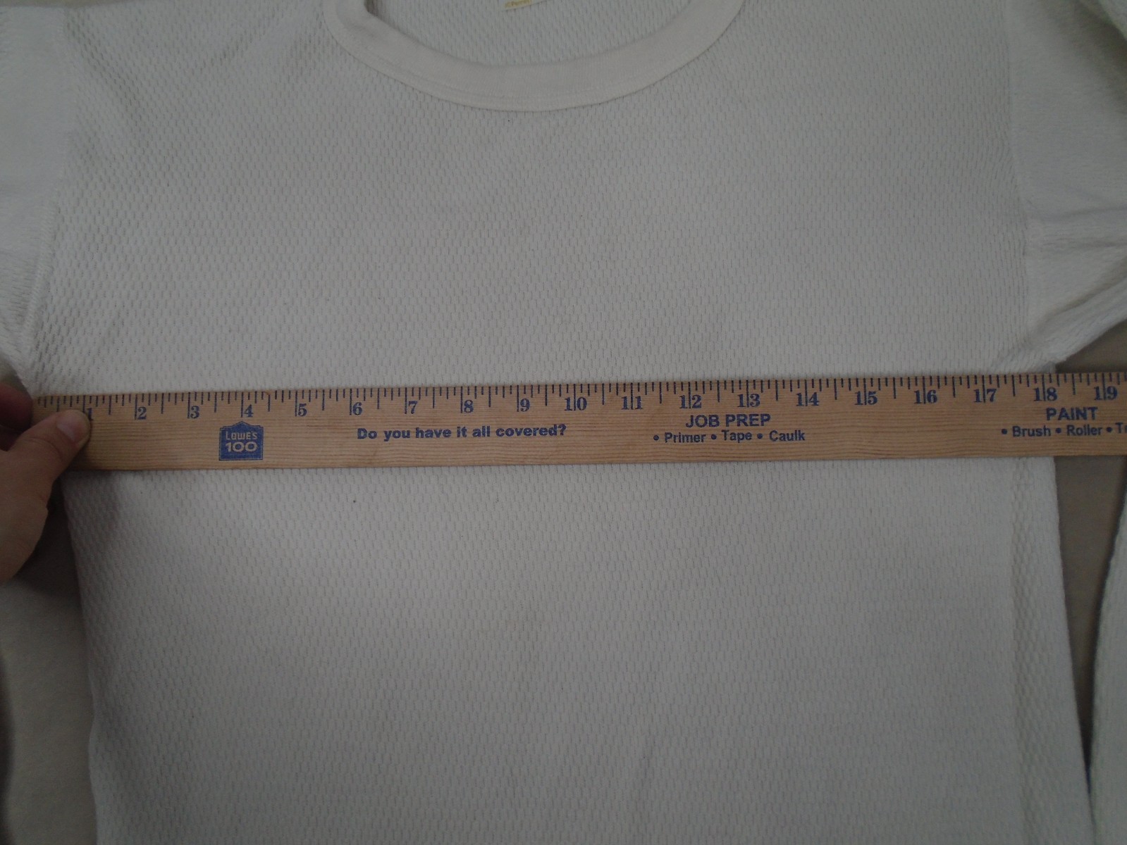 Vintage 70s JC Penny Waffle Knit Thermal Shirt XL 100% Combed Cotton Grunge * gallery