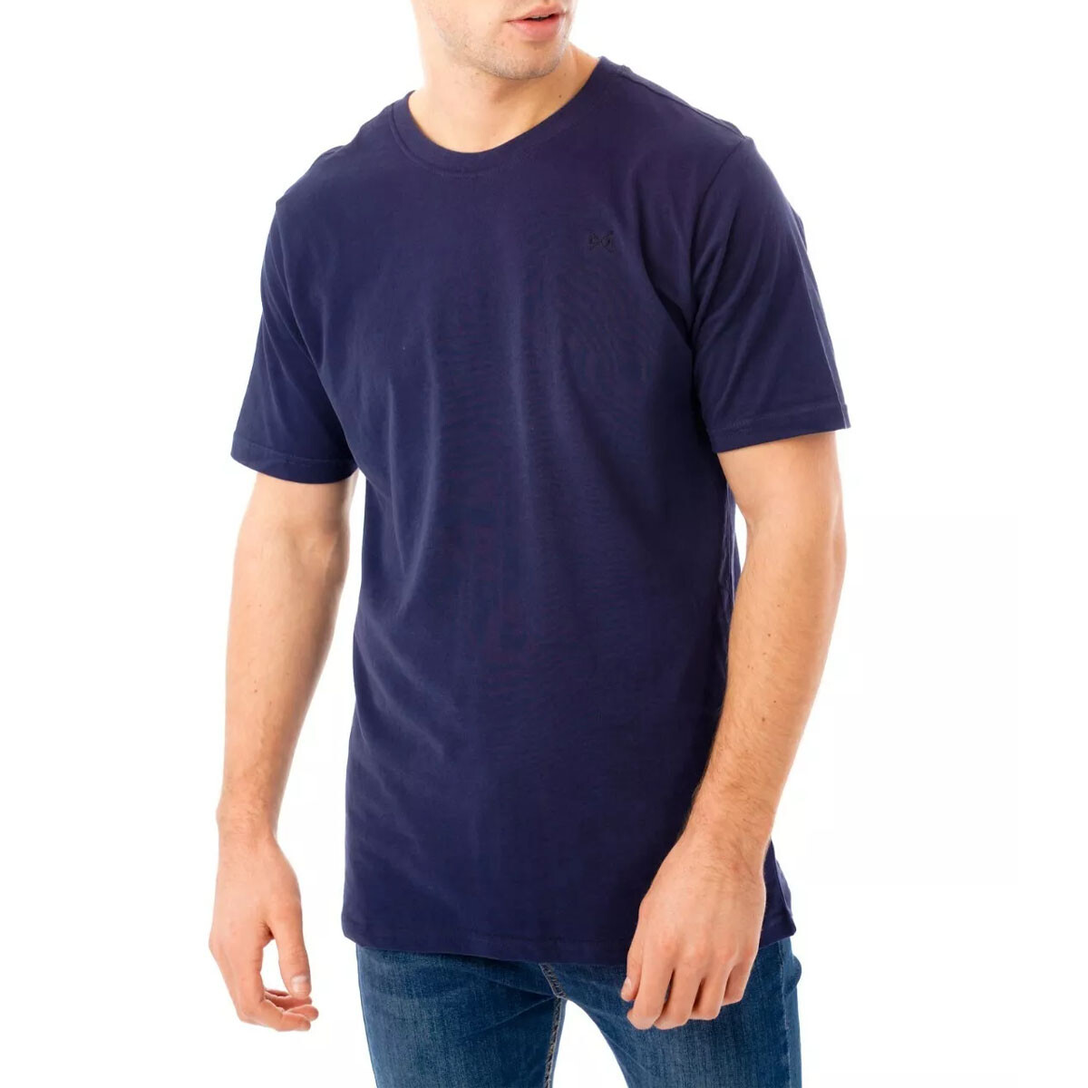 Mens T-shirt Short Sleeve Shirt Crew Neck Plain Casual Top Tee Size S-XXL gallery