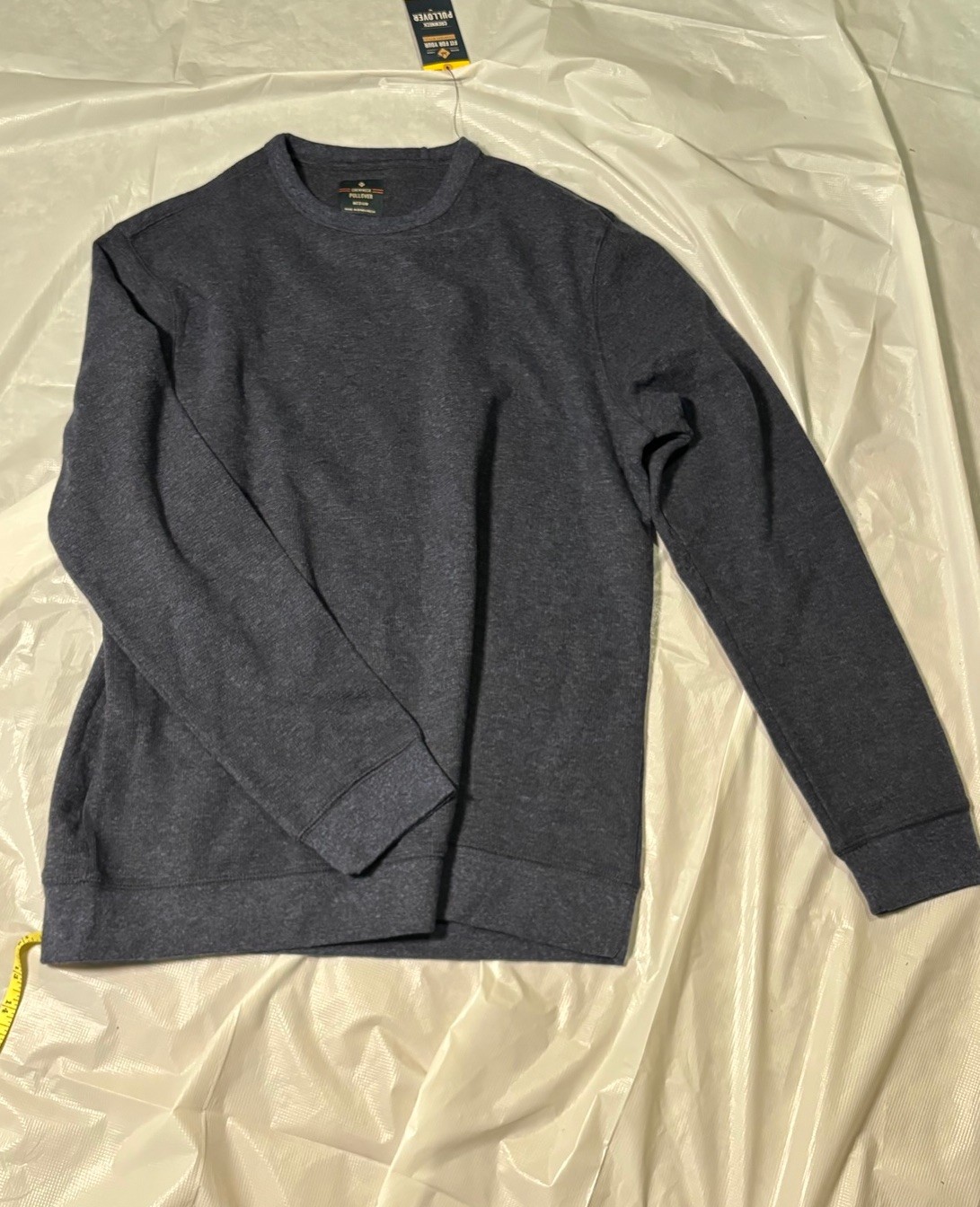 Members Mark Mens Pullover Medium Size Blue Long Sleeves Top NWT gallery
