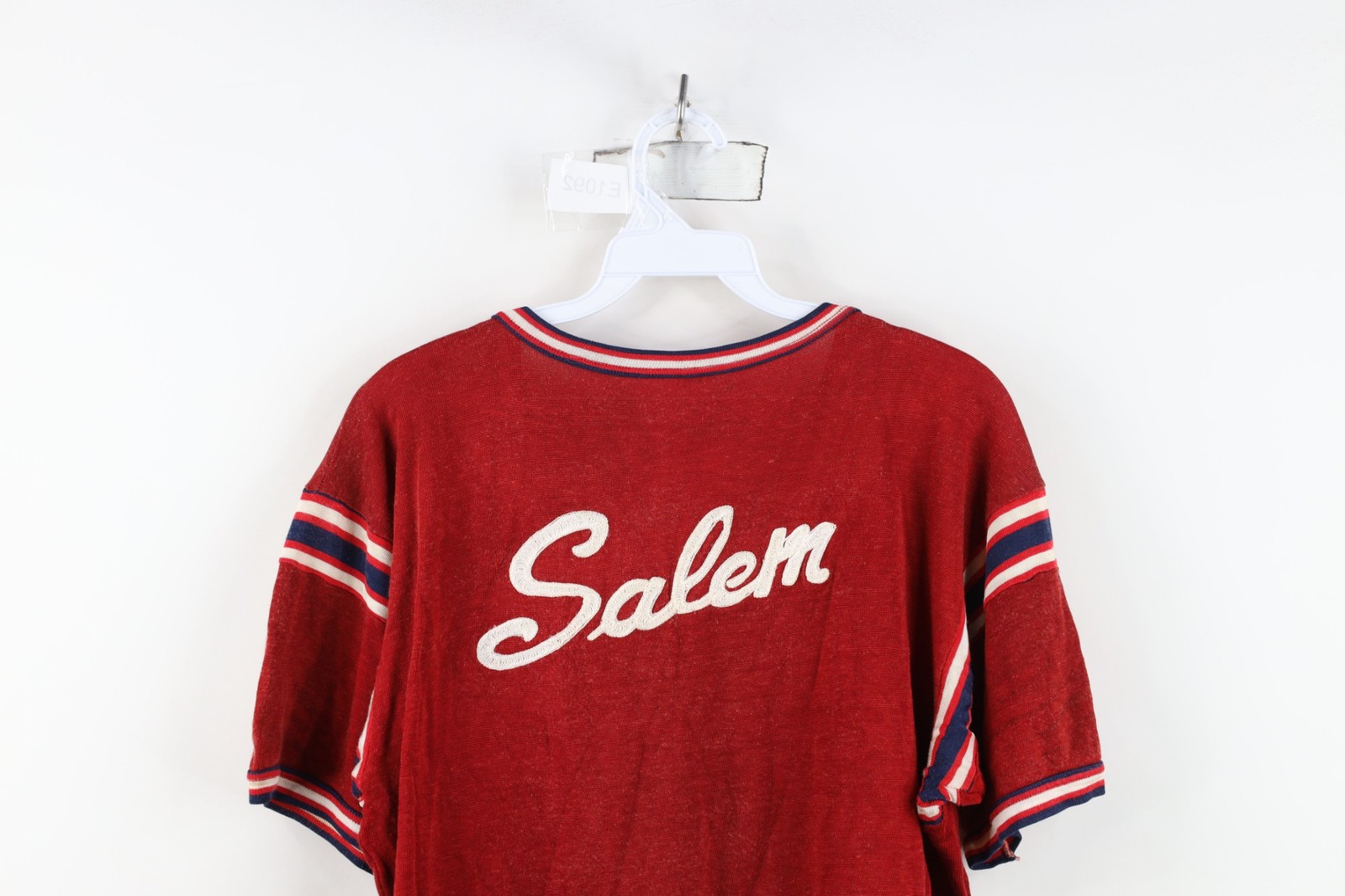 Vintage 40s 50s Mens Medium Chain Stitch Salem Rayon Durene Jersey T-Shirt USA gallery