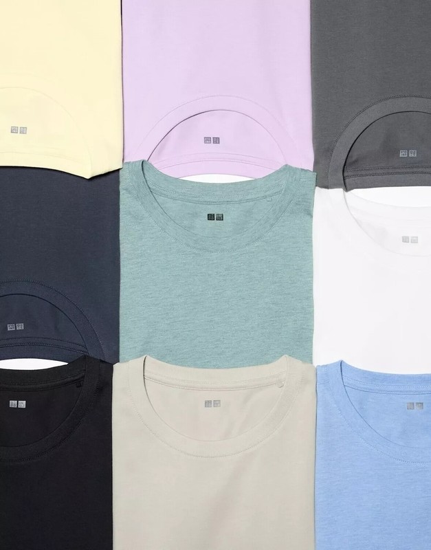 Uniqlo SUPIMA Cotton T-Shirt Unisex  11 Colors Size XS – 4XL 475357