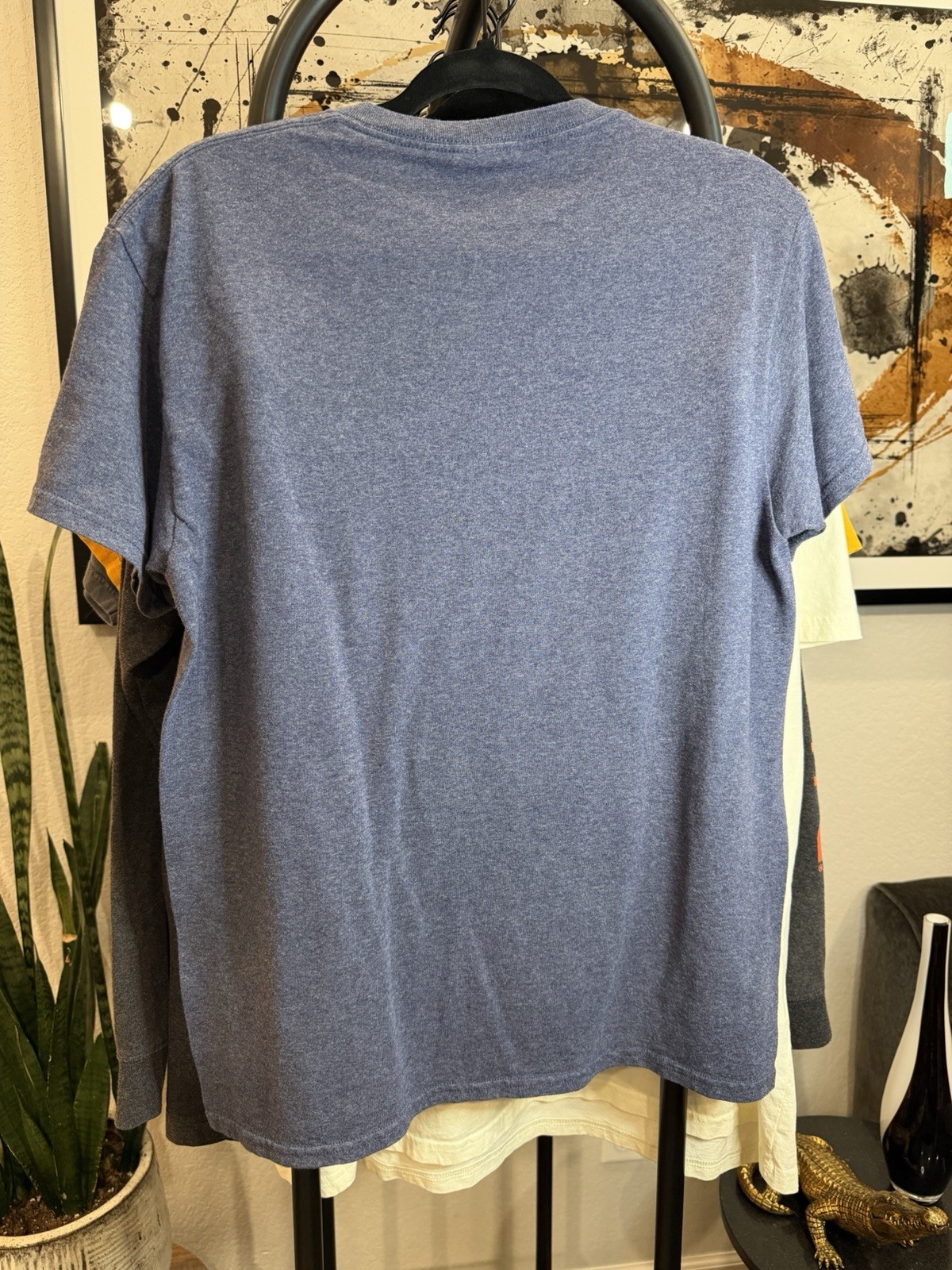 VTG Delta Pro Weight Dolly Parton’s Stampede Blue Graphic Logo Crew Neck Tee M gallery