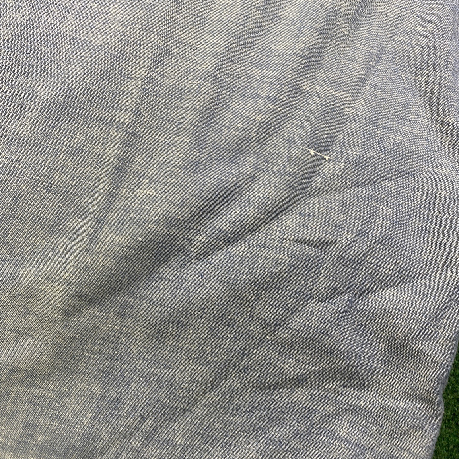 Vintage 60S King Kole Chambray Shirt Mens L Blue Denim Selvedge Cotton Work USA gallery