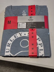 NWT – Hurley – 2 Pack Men’s Graphic Tees – Dark & Light Blue – Medium