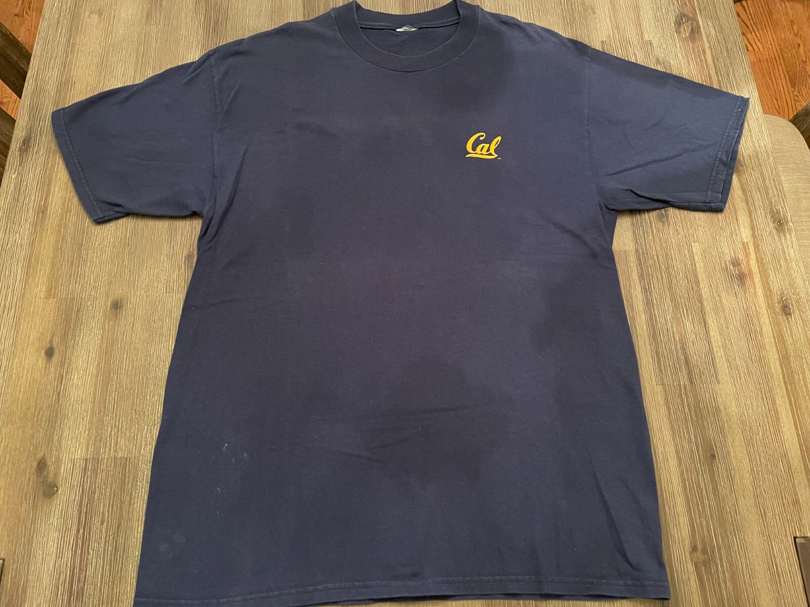 Cal UC Berkeley Navy T-Shirt, Large, XLNT Condition (NOT AVAILABLE ELSEWHERE) gallery
