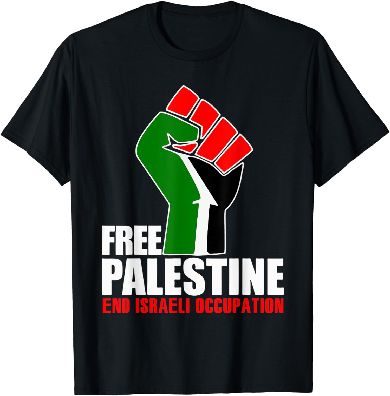 Free Palestine End Israeli Occupation - Peace Unisex T-Shirt gallery