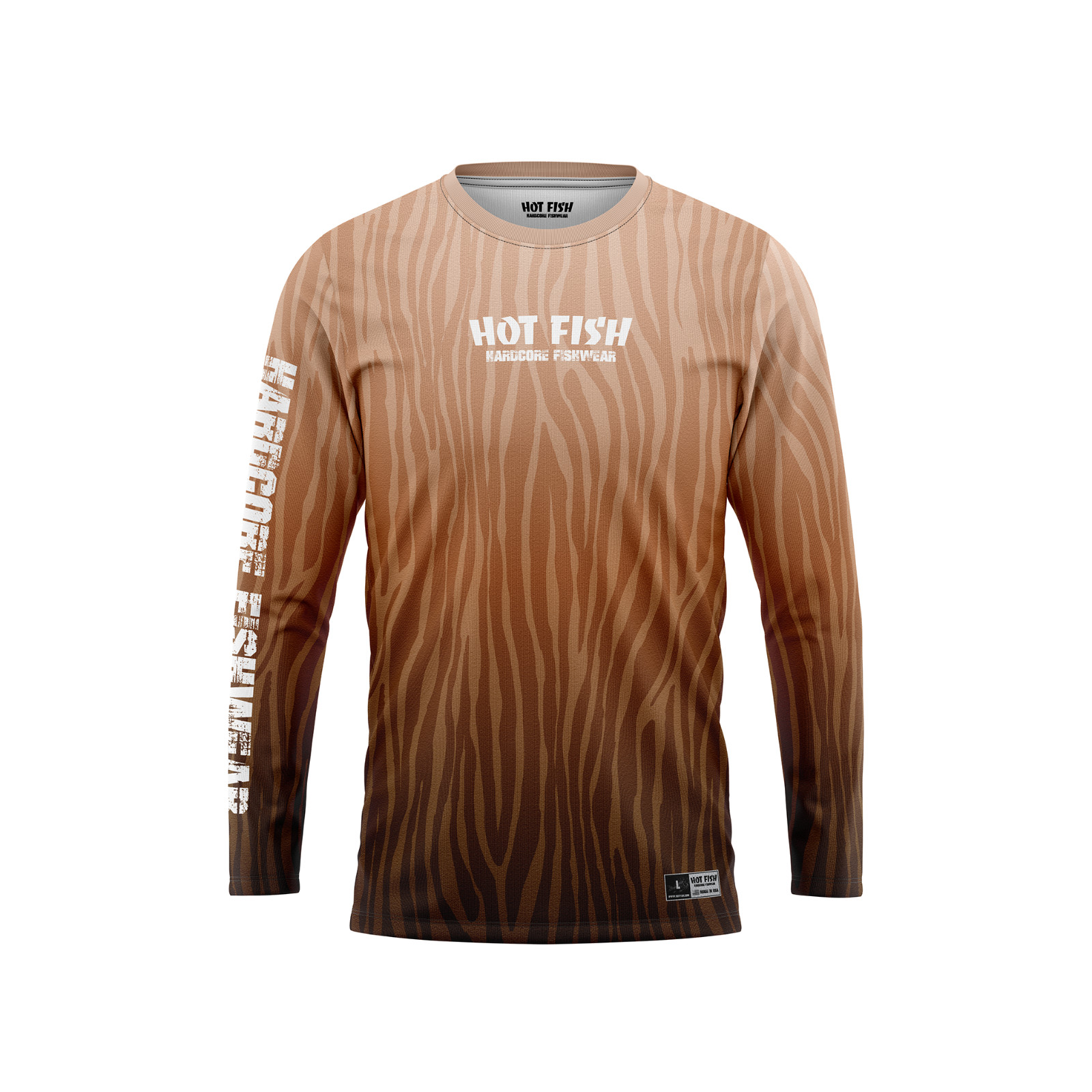 HOT FISH LION - Men’s Long Sleeve Fishing Shirt – UPF Protection gallery