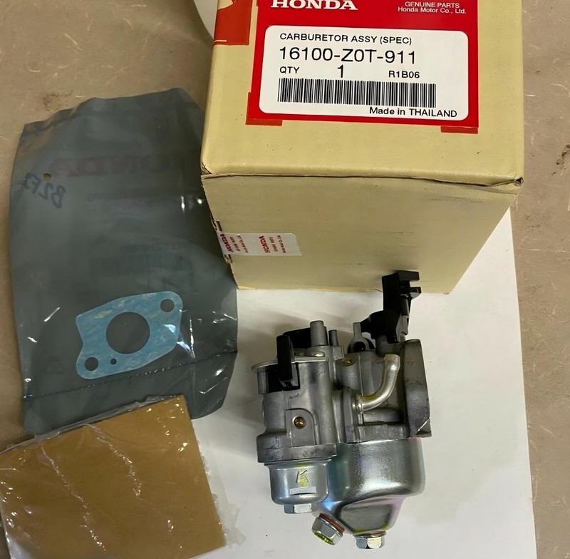 Genuine OEM Honda 16100-Z0T-911 Carburetor with gasket GX160 GX160RT1 GX160T1