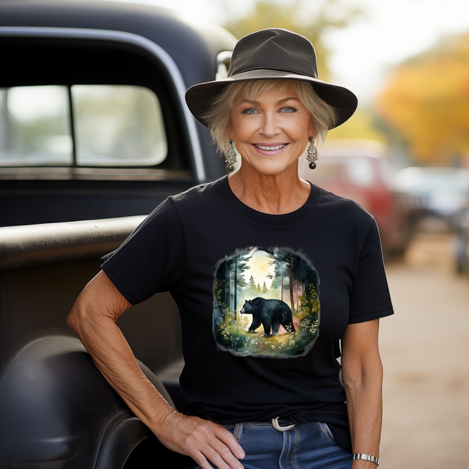 Black Bear T shirt Tshirt Graphic T’s Colors Available